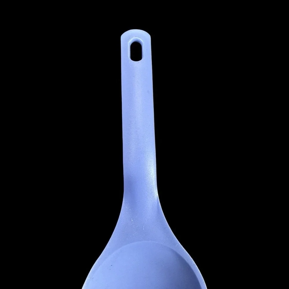 Tupperware Rice Paddle Spoon Scraper Long #3189C-4 Blue